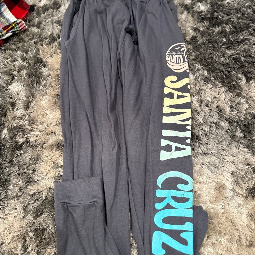 Santa Cruz Skateboards Kids Gray Sweatpants